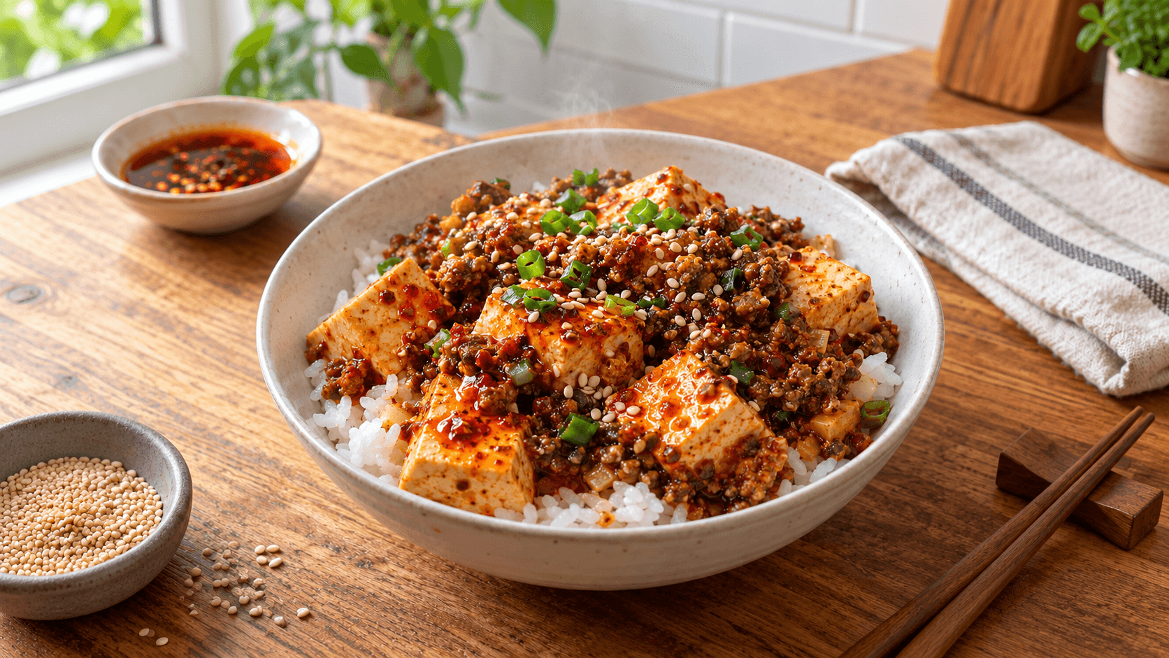 사천마파두부덮밥