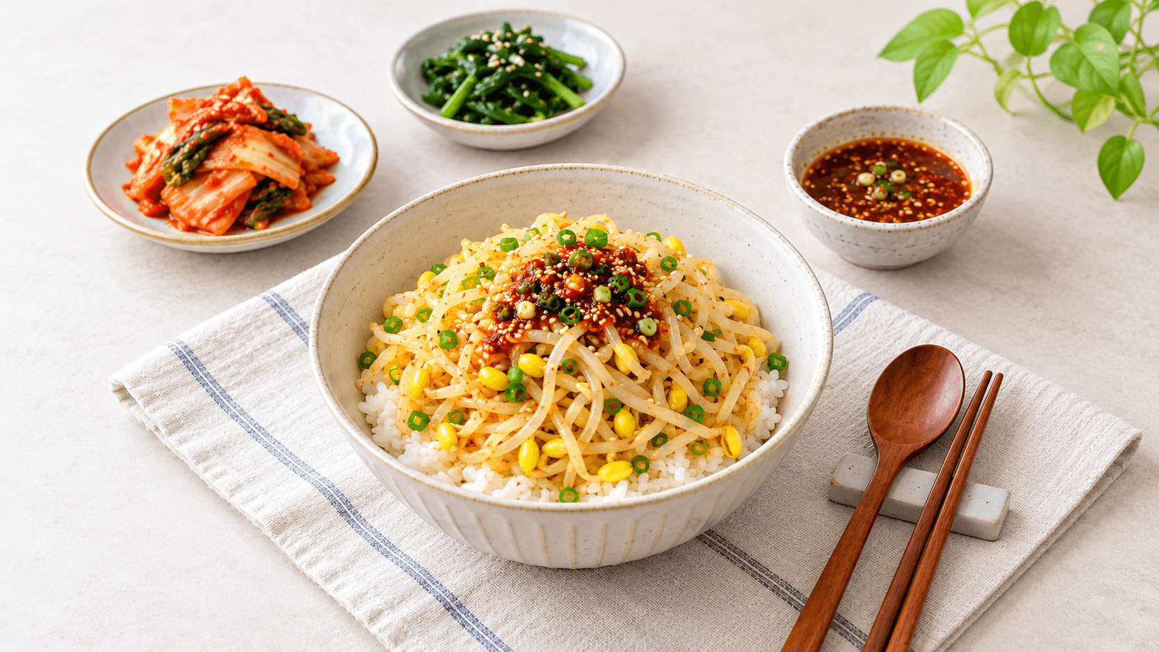 콩나물 비빔밥