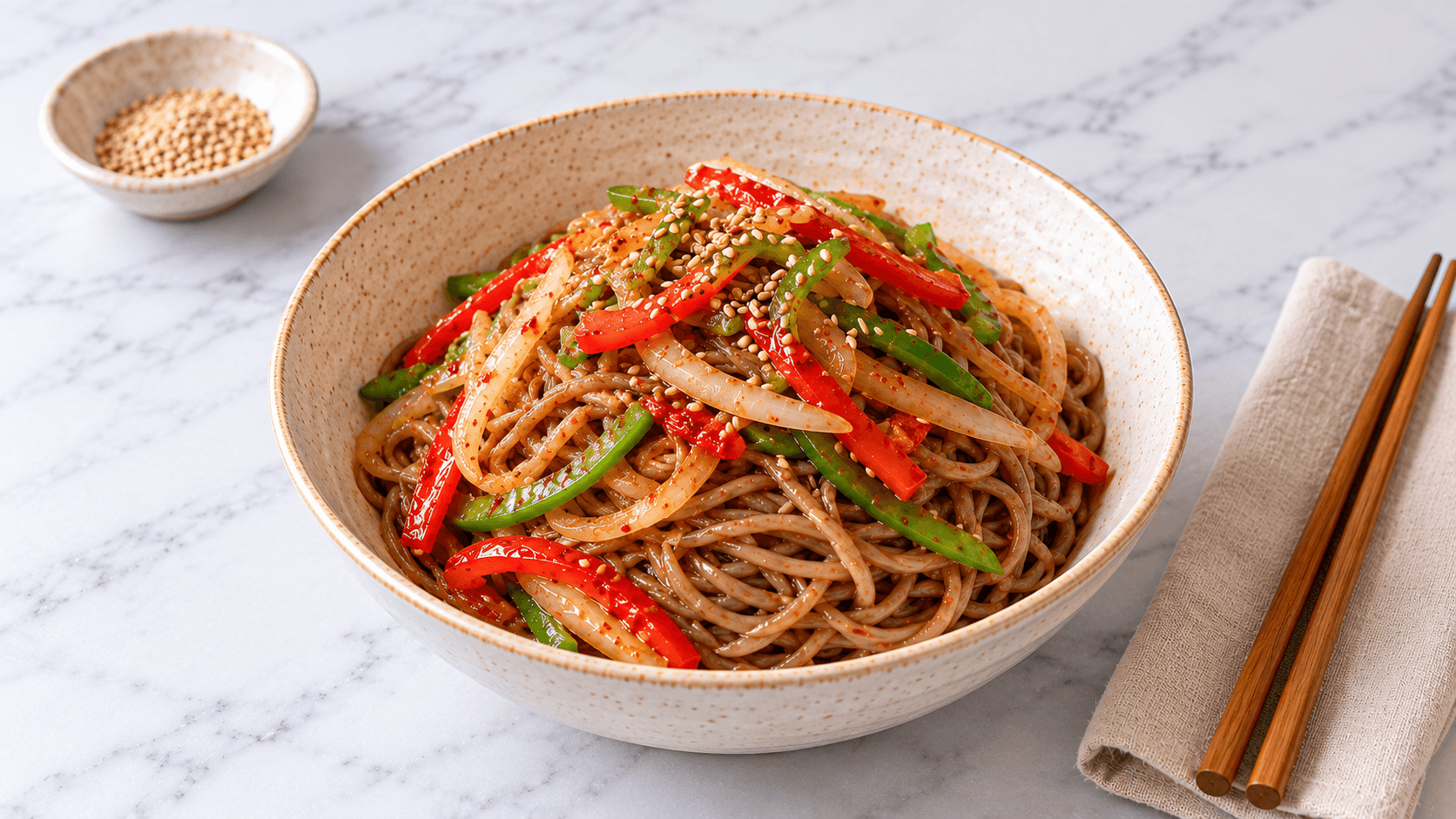 메밀 비빔국수